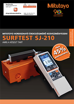 MITUTOYO [AK2401] SJ-210 Érdességmérő akció-2024